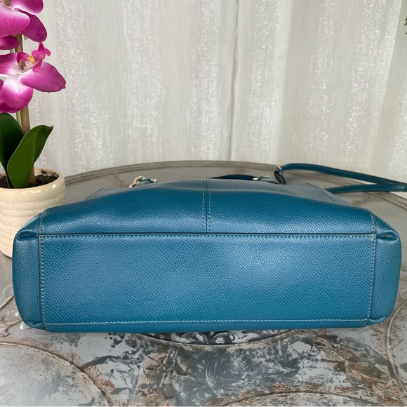 COACH SMALL CHRISTIE CARRYALL IN CROSSGRAIN LEATHER F36637 - Picture 9 of 14